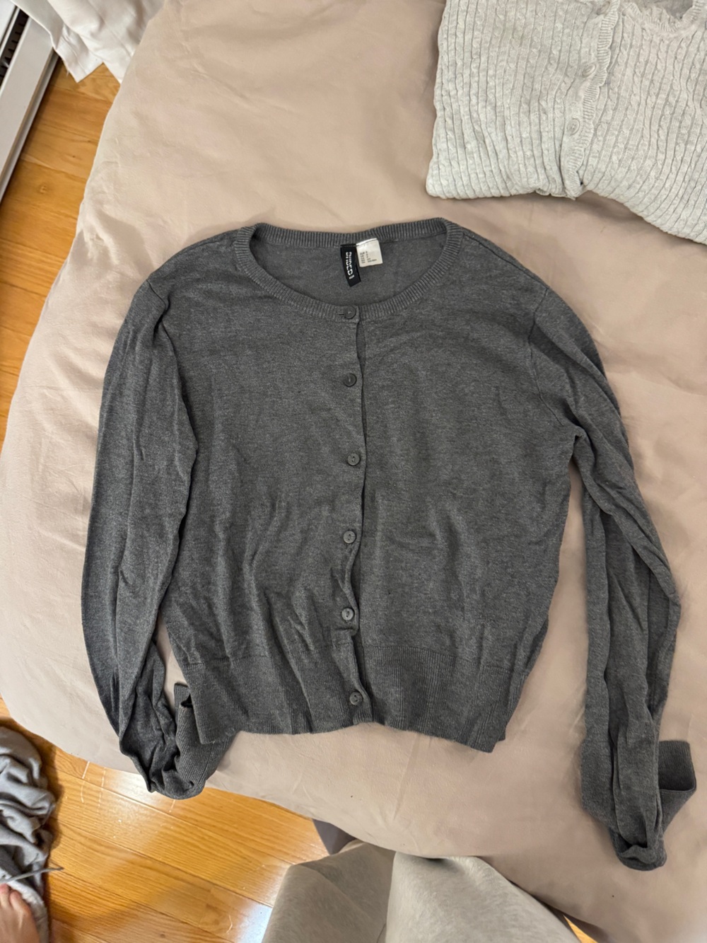Gray cardigan H&M